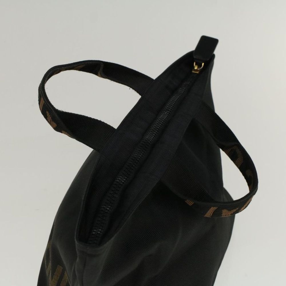 Fendi Black Canvas Handbag (Pre-Owned) - Picture 10 of 12